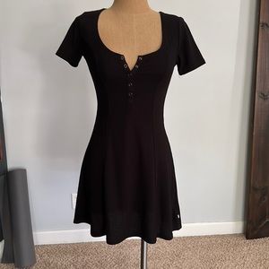 Vans black t shirt dress